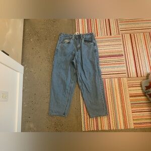 Empyre denim jeans with built-in string belt